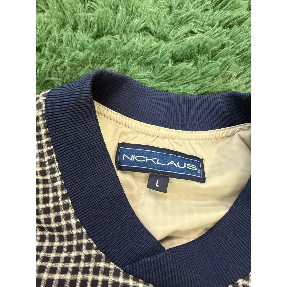 Chaqueta de Golf Años 90 Jack Nicklaus Gris Pullover Chaqueta de Golf Talla Grande Preppy Foto 3 de 4