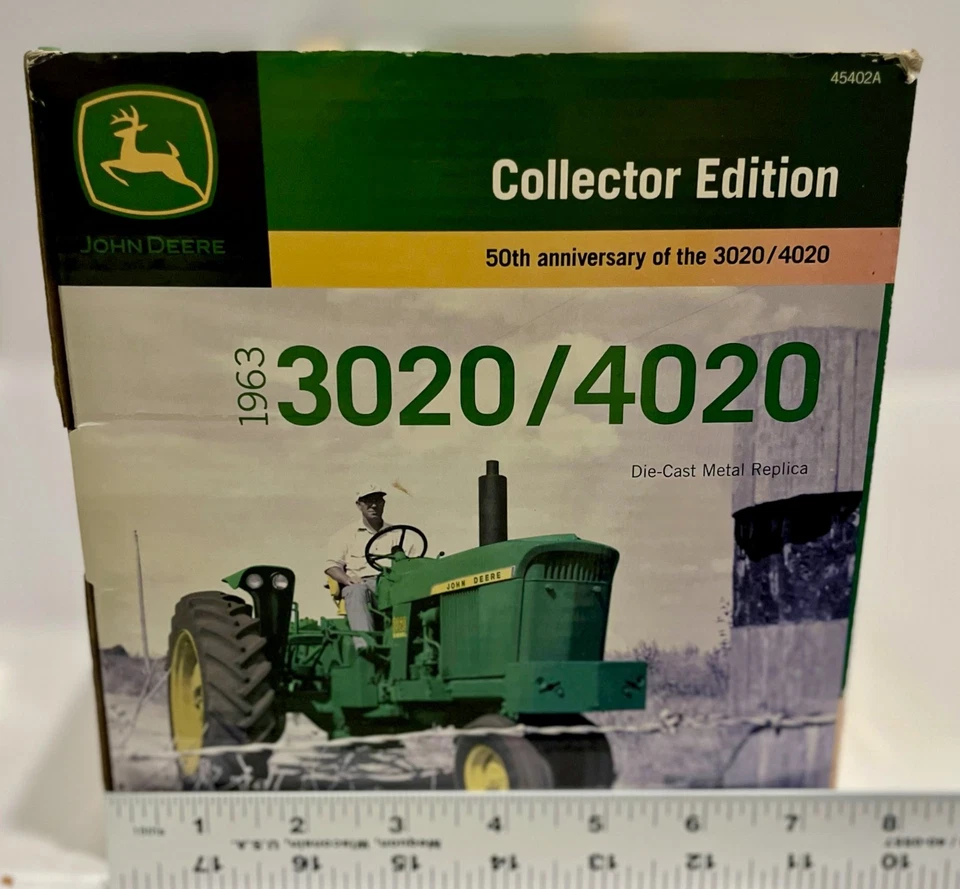 ERTL, John Deere, Collector Edition, 1963 3020/4020 Tractors, 1:16 Diecast, NIB - Image 4 of 4