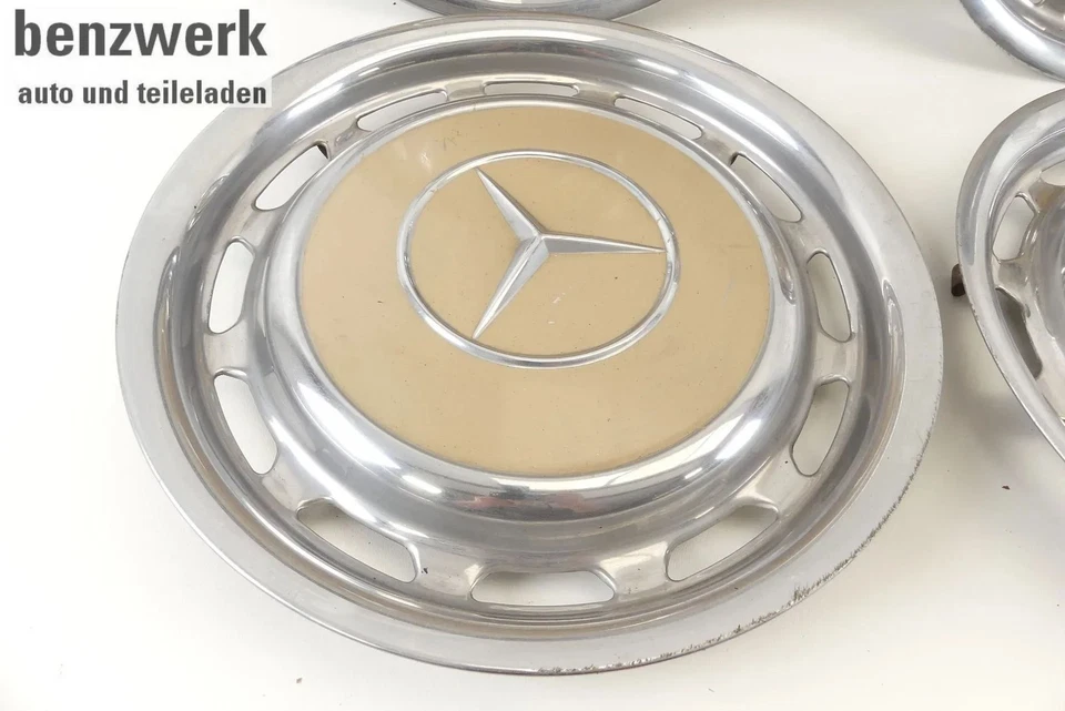 Mercedes W108 W116 W114 W115 W123 4X Radkappe Chrom 14 Zoll ORIGINAL 1154010324✔ - Bild 2 von 4