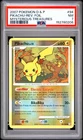 2007 POKEMON DIAMOND & PEARL MYSTERIOUS TREASURES #94 PIKACHU-REVERSE FOIL PSA 7