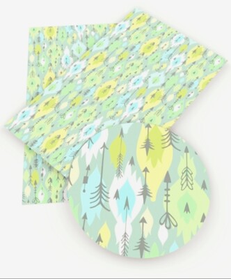 Arrows FAUX LEATHER SHEET 8'' X 13'' 20X34CM WHOLESALE 1064752 tribal