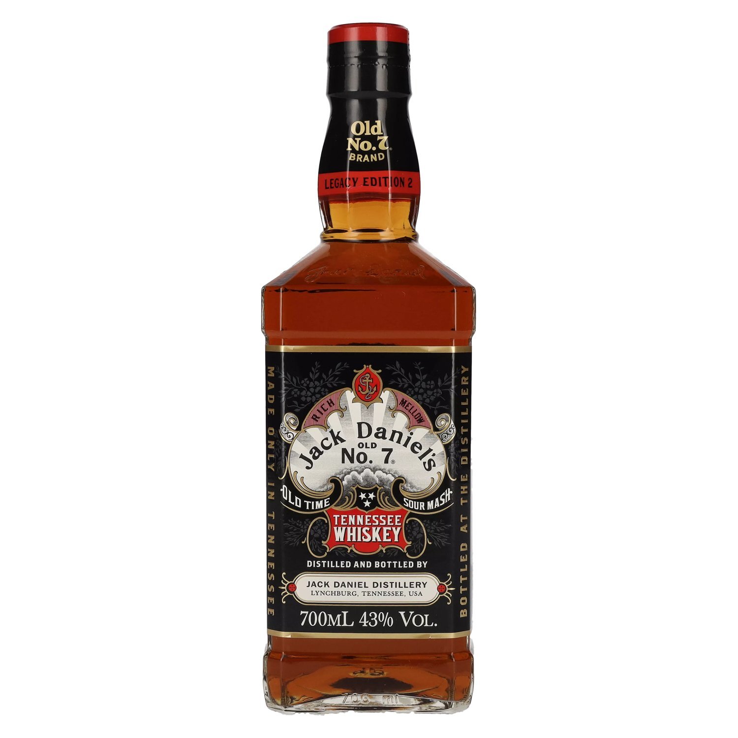 Jack Daniel's Sour Mash Tennessee Whiskey LEGACY EDITION No. 2 - BLACK DESIGN 43