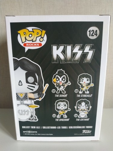 Funko Pop The Catman Kiss # 124 Pop Rocks -Rare -VER FOTOS - Imagen 2 de 12