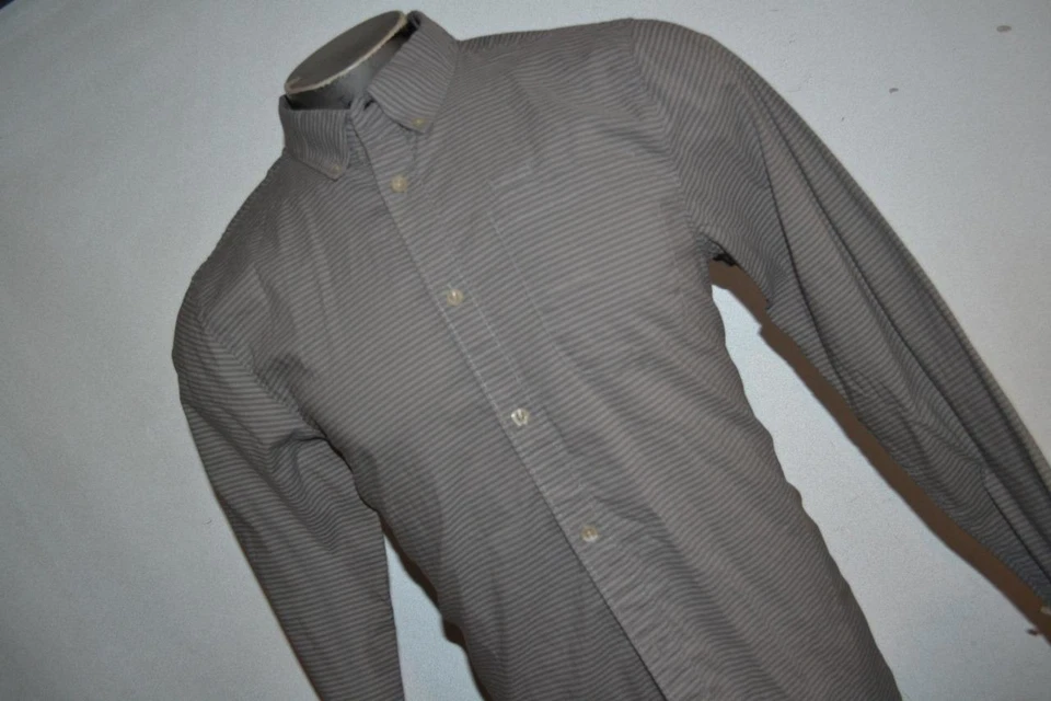 32400-a The North Face Button Up Shirt Size Medium Gray Cotton Blend Mens - Image 4 of 4