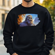 Bigfoot Portrait Sweatshirt Cosy and Perfect for Any Occasion S to 4XL