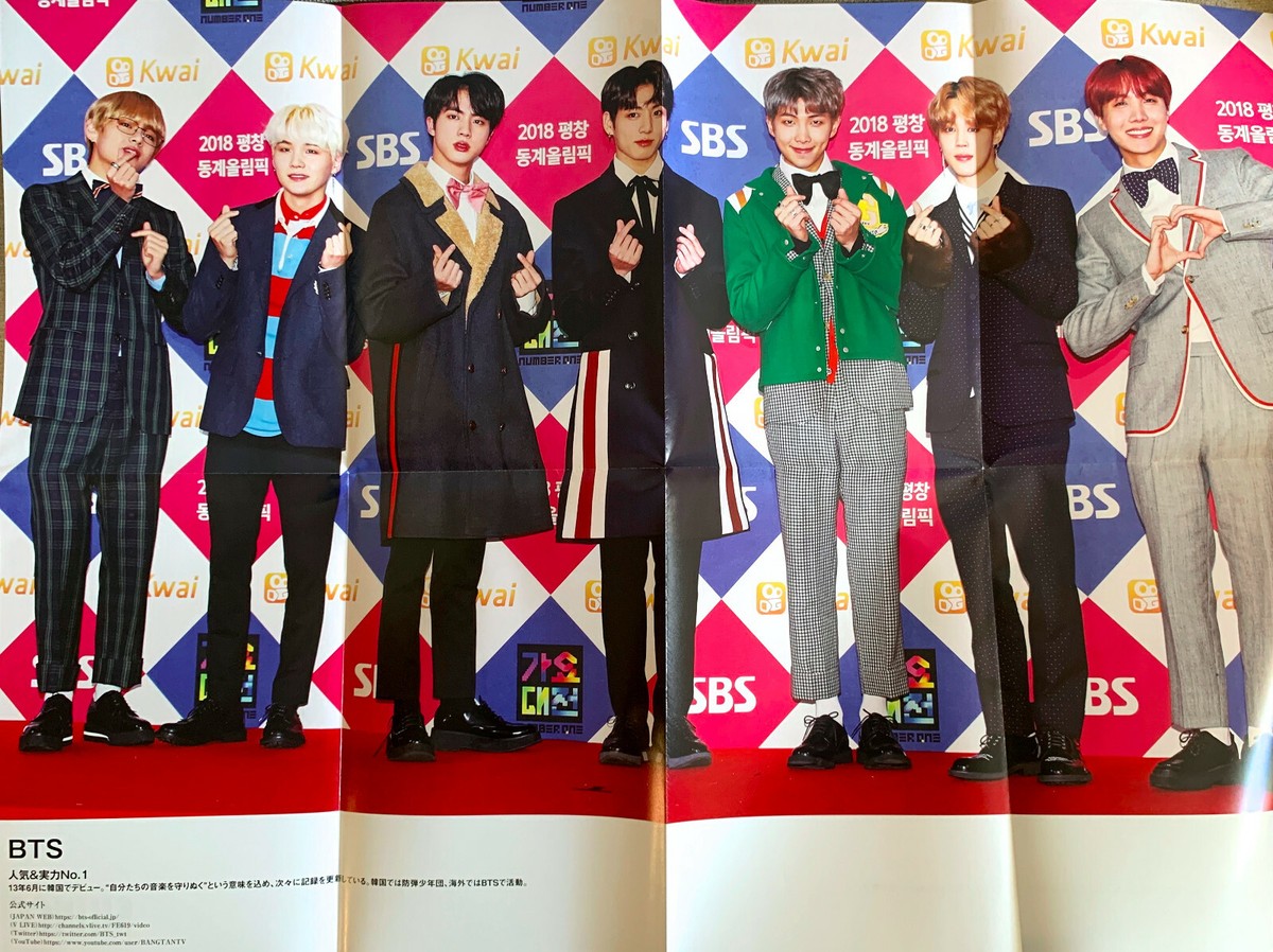 BTS Love K-POP BEST IDOL Vol.8 JAPAN VISUAL BOOK 2018 w/Poster