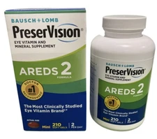 PRESERVISION Eye Vitamin & Mineral Supplement AREDS 2 Formula. 210 SOFT .