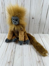 Wild Republic Cuddlekins Plush Golden Lion Tamarin Monkey Stuffed Animal 12"