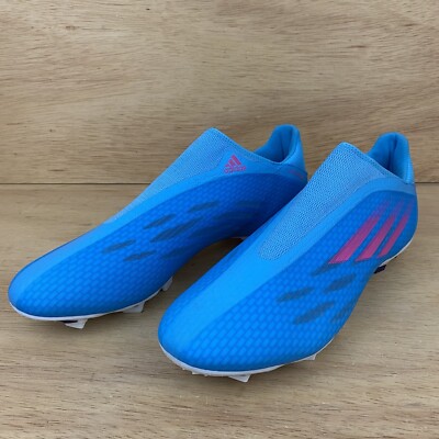 adidas X SPEEDFLOW.3 LACELESS FG - Men's Sz 13 Soccer Cleats Pink