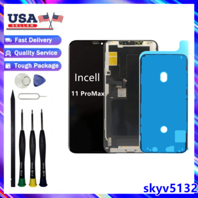 For iPhone 11 Pro Max Incell LCD Display Touch Screen Replacement Digitizer+Tool
