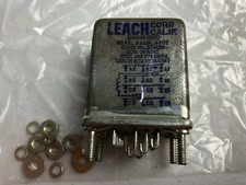 Nuevo de Lote Antiguo - Relé de Lixiviación P/N 9520-7861 5 AMP, 4 PDT Clase BB 28 VDC 175 OHM #104