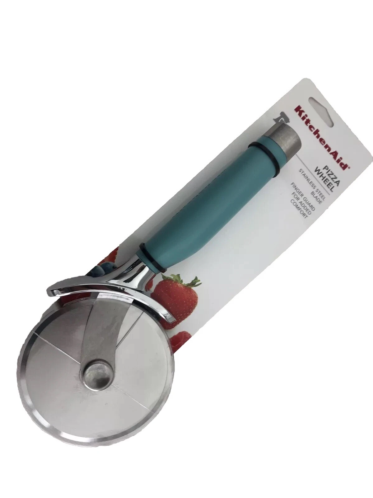 New KitchenAid Matte Aqua Sky Pizza Cutter Wheel HAQA