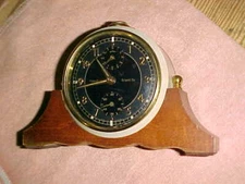 Mid-Century  HERSCHEDE  SILENT-TIC    Art Deco   ALARM CLOCK -   A1   -  GERMANY