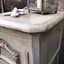 thumbnail 11 - Touch of Gold Ornate Rustic Grey Painted Country Vintage Bedside Cabinet Table 