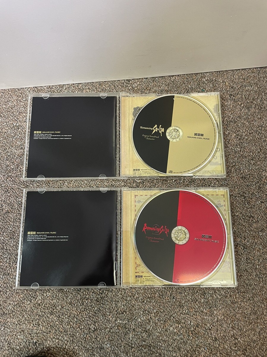 Romancing SaGa 1 & 2 Original Soundtrack -REMASTER- Lot Bundle
