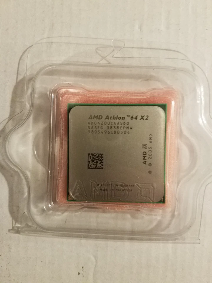 AMD Athlon 64 X2 4200 2 Core 1M L2 Cache 2.2 GHz Socket AM2 CPU ADO4200IAA5DO - Image 2 of 4