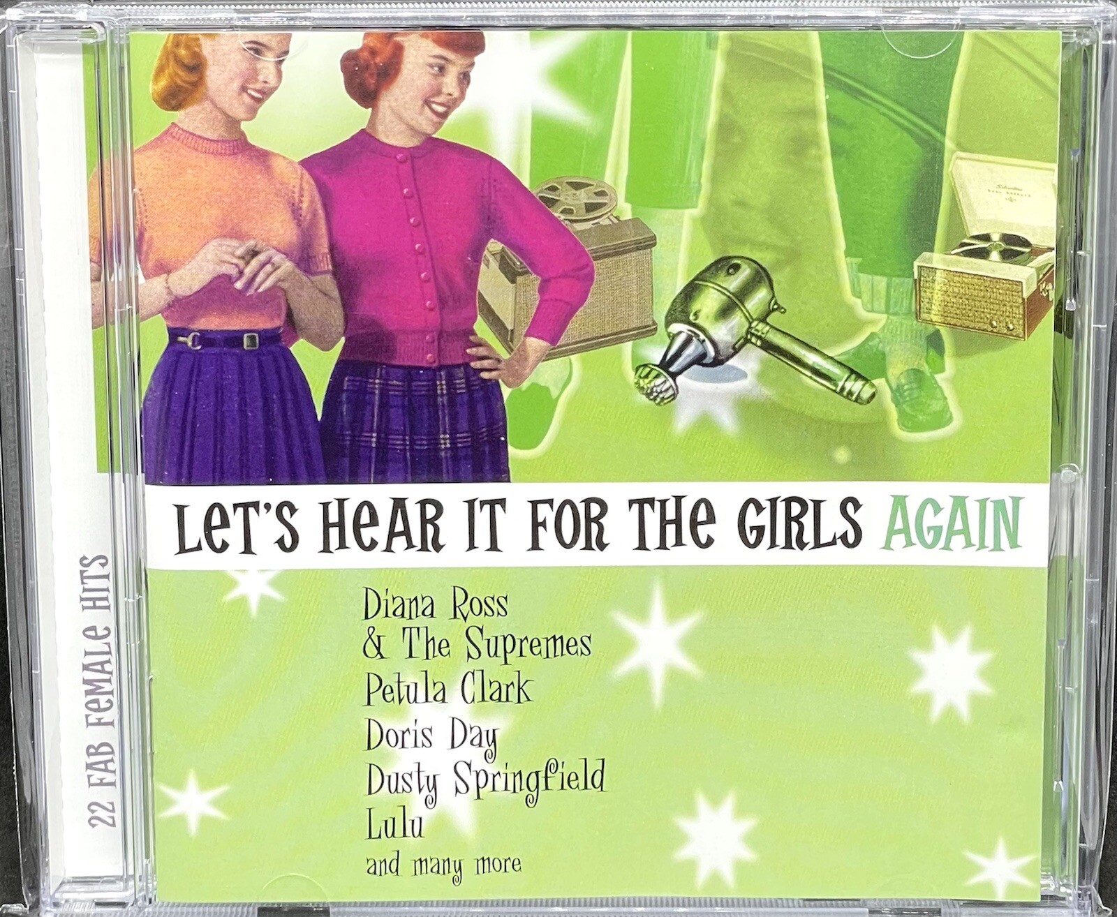 LET'S HEAR IT FOR THE GIRLS AGAIN - VARIOUS ARTISTS, CD ALBUM, (2002) *LIKE NEW*