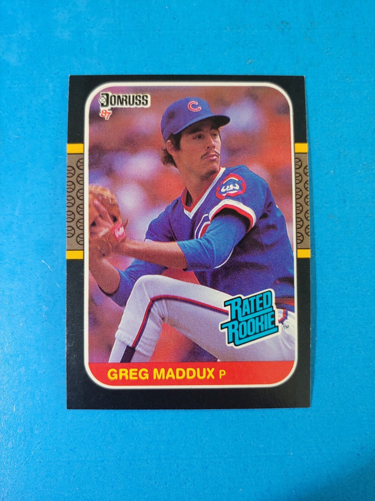 1987 DONRUSS BASEBALL #36 GREG MADDUX ROOKIE CUBS