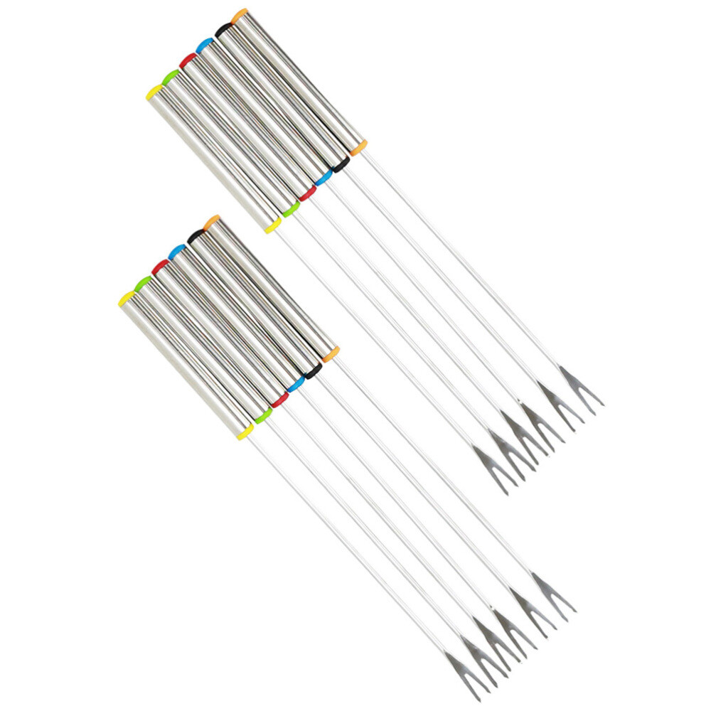 12St Bratsticks Obstspieße Schokoladenbrunnen-Spieße -Fondue-Gabeln Bratspieße