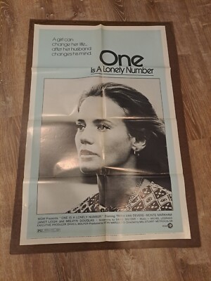 1972 One is a Lonely Number Original 1SH Movie Poster 27 x 41 Trish Van Devere