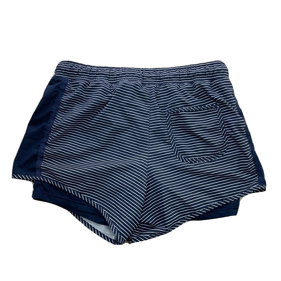 Shorts Tangerine Feminino Médio Cordão Listrado Tamanho M Bolso Traseiro 36-30 - Imagem 2 de 4