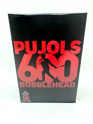 2017 LA Angeles SGA Albert Pujols 600 HR Home Run Bobblehead.