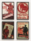 Set 4 posters KPD Weimar Republic anti-fascism election posters communism