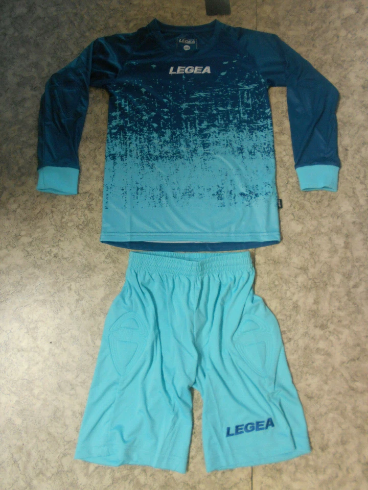 Torwart-Set MESTALLA v. LEGEA ,Trikot mit Hose, blau-türkis , 2XS,M,L