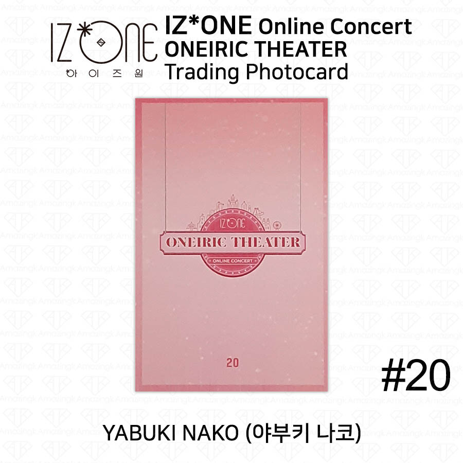 IZ*ONE 2020 Oneiric Theater 2nd Online Concert Trading card