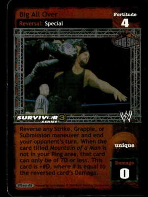 2005 WWE Raw Deal Survivor Series 3 Big All Over #393 Big Show UR Foil ES7954