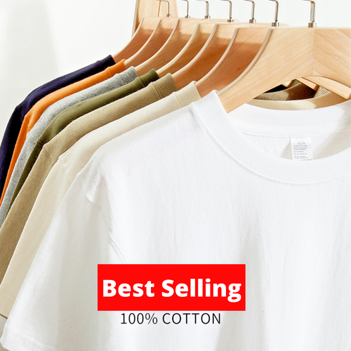 Mens Plain Soft Cotton T-Shirts Crew 