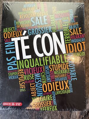 Te Con French New Sealed Personally Incorrect Adult Party Game