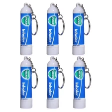 Vicks Inhaler Sinus Nasal Congestion Cold Allergy Block Nose Relief  0.5ml 6-Pck