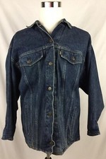 VTG 80’S Levi’s Type 3 Denim Dark Wash Jacket Sz Large L Made In USA