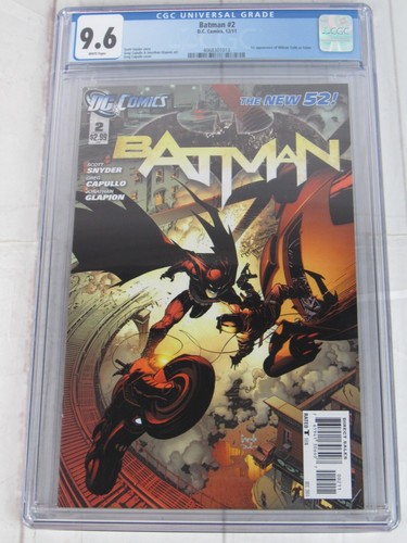 Batman #2 CGC 9.6 WP Dec. 2011 DC Comics 4068301013