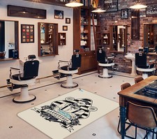 3D Hairdresser RAIG331 Barber Shop Mat Elegant Photo Carpet Rug Sinsin