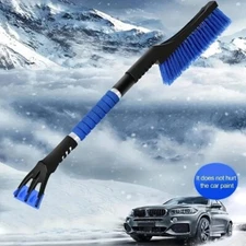 Portable Car Snow Brush & Ice Scraper – Aluminum Rod Winter Ice Remover Kit