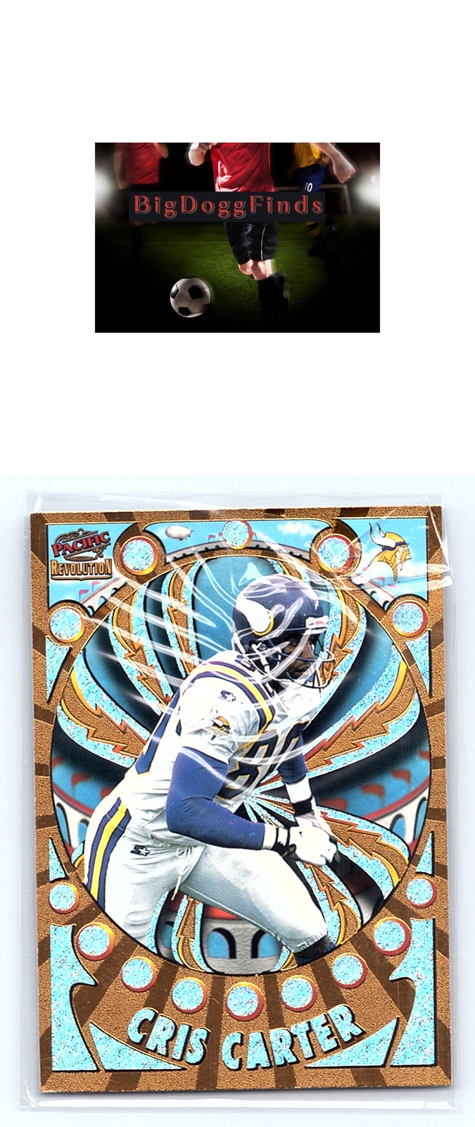 1997 Pacific Revolution #76 Cris Carter Really Nice Card