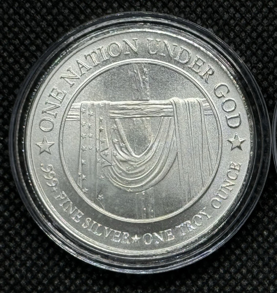 SD Bullion Silver 10th Anniversary oz Round With Capsule