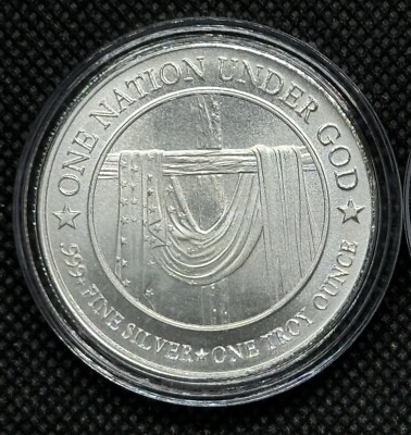 SD Bullion Silver 10th Anniversary oz Round With Capsule