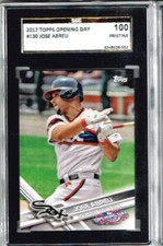 2017 Topps Opening Day Jose Abreu SGC 100/ PRISTINE