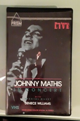 JOHNNY MATHIS IN CONCERT with deniece williams VHS VIDEOTAPE | eBay