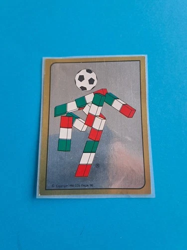 PANINI ITALIA 90 1990 WC #4 EMBLEM MASCOT INTRO REMOVED REC RECOVERED