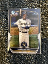 2023 Bowman Chrome Prospects Daniel Guilarte Blue Mojo Refractor Ref /175