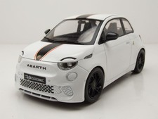 Fiat 500E Abarth 2024 Bianco Modellino 1:18 MCG