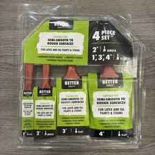 Better Quality 4 Piece Paintbrush Set | New, Open Box Latex, Oil Paints & Stains