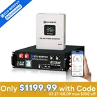 ECO-WORTHY 5120Wh 48V 100Ah LiFePO4 Battery + 5kW 48V Soalr Inverter For Home