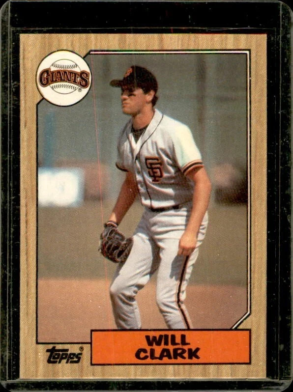 1987 Topps #420 Will Clark RC Rookie - San Francisco Giants