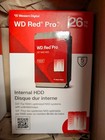 New ListingWD Red Pro 26TB HDD WD260KFGX 7200RPM 512MB SATA III NEW SEALED FACTORY BOX