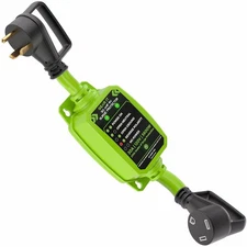 GEARit RV Surge Protector 30 AMP - Circuit Analyzer Voltage Green 